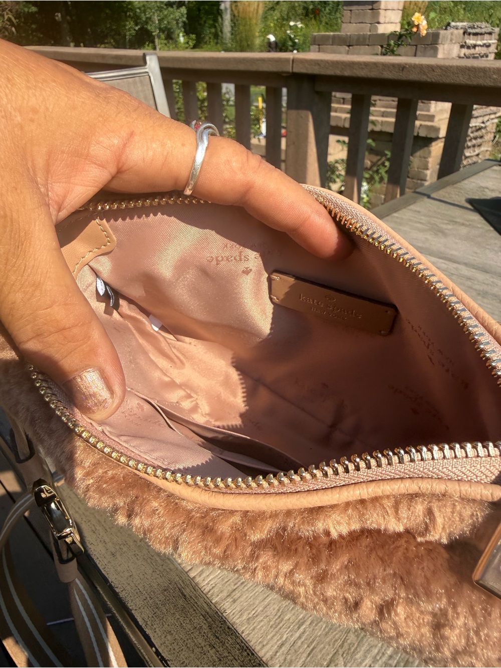 Kate Spade Rosie Belt Bag Faux Fur NWOT - Picture 10 of 11